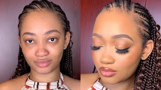 HOW TO APPLY BRONZE EYESHADOW | Makeup Artist Tutorial On Client screenshot 3