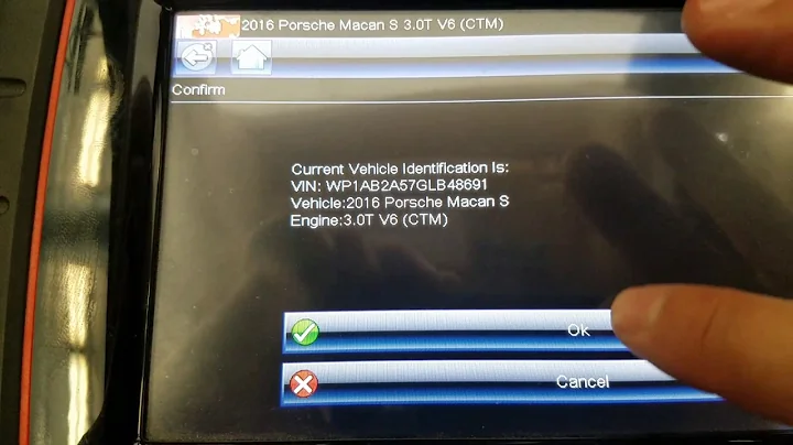 2016 Porsche Macan S oil service maintenance reset procedure.