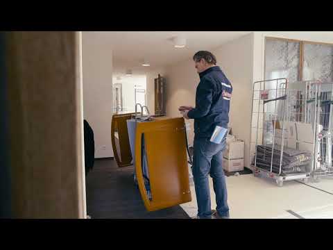 Video: Kantoor Verhuizen Van Meubels Met Verhuizers