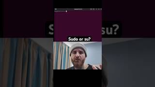 What’s the difference between sudo and su? What’s your preference? #sudo #linux #sysadmin #terminal