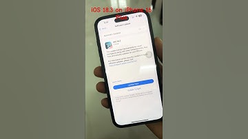 iOS 18.3 #ios18 #iphone16 #iphone15 #update #trending #shorts #tech #viralvideo