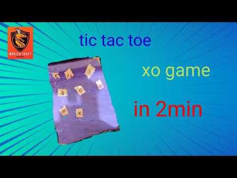 how to make tic tac toe game ox game
