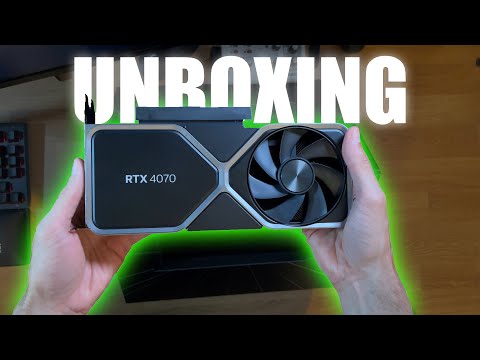 Unboxing NVIDIA RTX 4070 Founders Edition