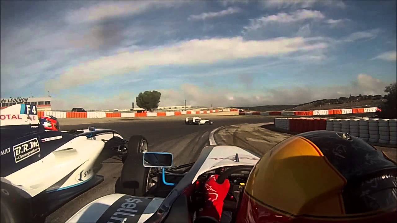 Formula  4 race at Lédenon - onboard with Neal Van Vaerenbergh