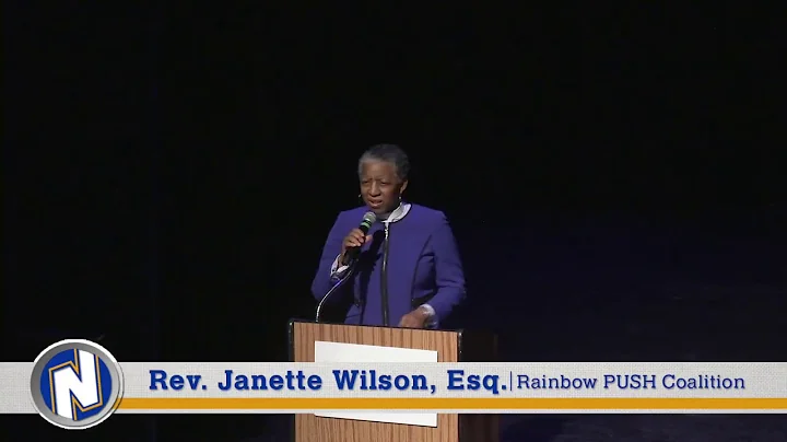 Rainbow PUSH senior advisor Janette Wilson deliver...