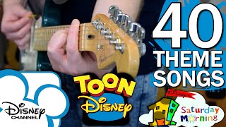 40 Disney Cartoon Theme Songs in 6 Minutes | MEGA MEDLEY