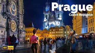 Prague, Czech Republic 🇨🇿 Concentrated Beauty | 4Κ HDR Walking Tour