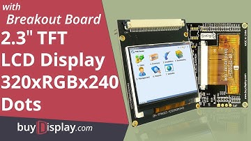 Serial SPI 2.3 inch TFT LCD Display Module with Touch Panel,320x240 Pixel