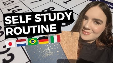 How to create a language learning routine (study plan that works)
