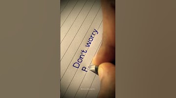 Thumbnail of Don’t worry Be Happy | Handwriting | Calligraphy #shorts #youtubeshorts #shortsvideo
