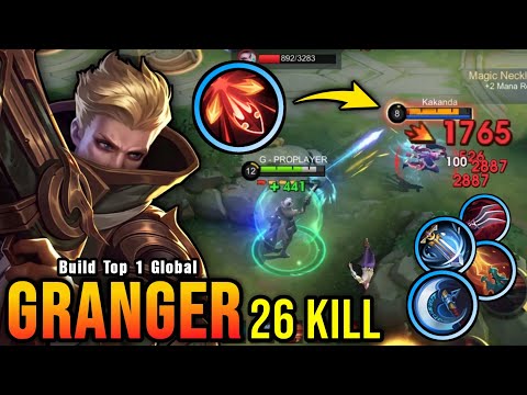 NEW META?! 26 Kills Granger Attack Speed & Critical Build - Build Top 1 Global Granger ~ MLBB