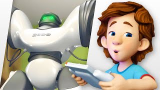 Tom's Birthday Adventure with his New Robot! | The Fixies | Animation for Kids screenshot 4