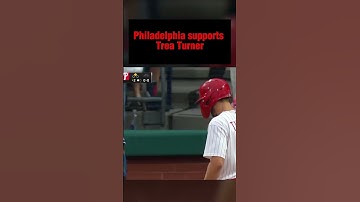 👏 Standing Ovation for Trea Turner: Phillies Fans Rally Behind Struggling Star!  #treaturner
