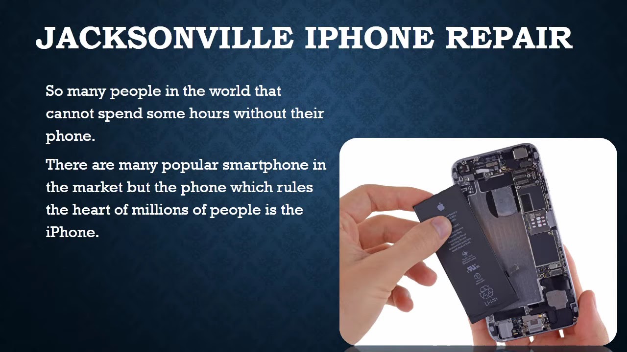 Jacksonville IPhone Repair YouTube