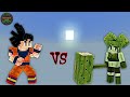Son Goku (WIP) vs Cacti Cathie | Minecraft Bedrock | Mob Battle 
