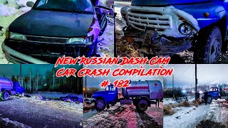 New Russian Dash Cam Car Crash Compilation # 182