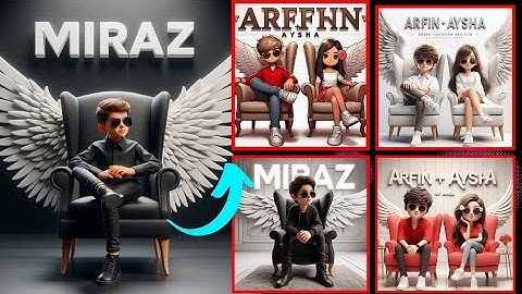 Create 3D Ai Name Images With Bing ai and ADD MOTION | viral editing | Bing image creator tutorial