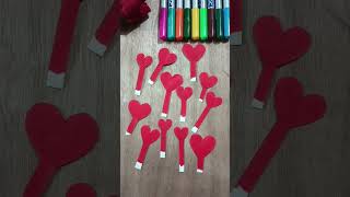Diy calendar || Heart calendar for 2025β€οΈ... #diy #calender #shorts #hearts #cute....