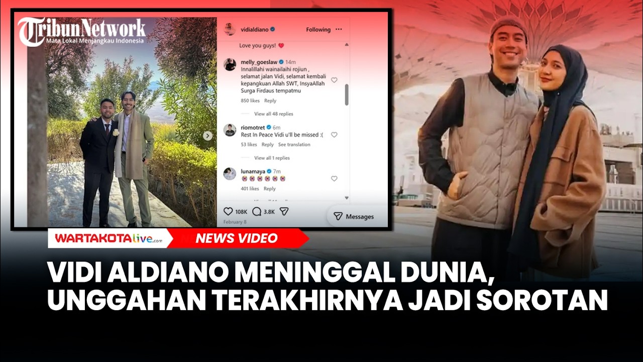 Vidi Aldiano Meninggal Dunia, Unggahan Terakhirnya Jadi Sorotan