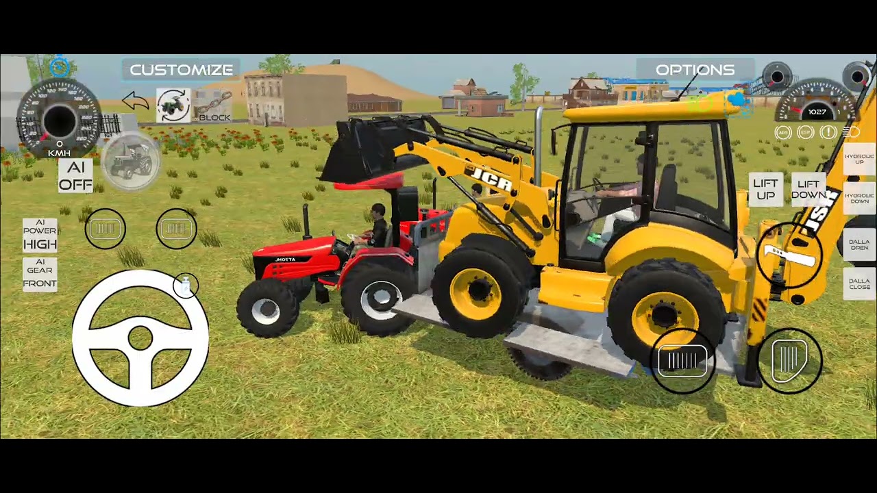 Game Tractor Loading Jcb ll offline game ll Shubham Game A to Z 