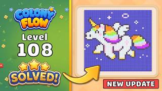 Colony Flow! Level 108 Walkthrough 🐜 | ABI GAMES Solution & Gameplay 🧩 (New Update)