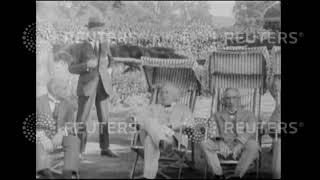 1921 British Empire prime ministers on holiday in England