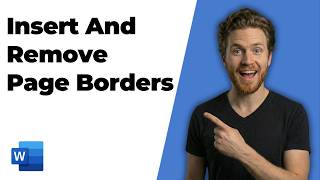 How To Insert And Remove Page Borders In Microsoft Word (Easy Guide)