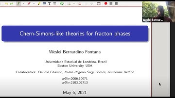 Weslei Bernardino Fontana (BU) Chern-Simons-like theories for fracton phases @Harvard CMSA 5/06/2021