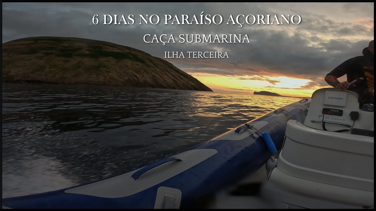 6 dias no PARAÍSO Açoriano (caça submarina Açores Ilha Terceira) PORTUGAL