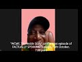 FACTUALLY SPEAKING episode 6 promo: WCMF - The Inside Story