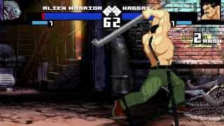 MUGEN : Welcome to the Mayor of Earth - Alien Warrior vs Haggar screenshot 5