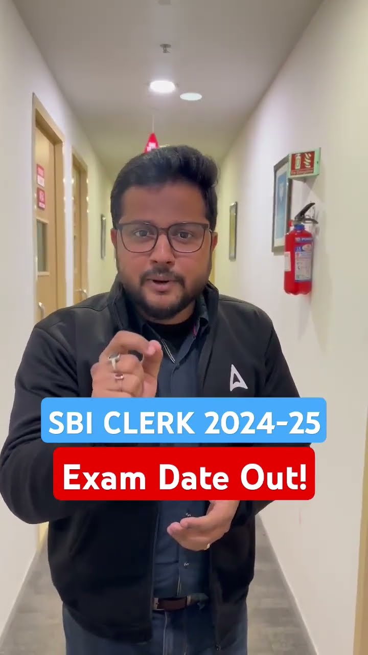 SBI Clerk 2024-25 Exam Date Out #sbiclerk #sbiclerkexamdate #bankexams #adda247