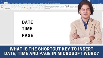 Shortcut key for date, time and page in Ms word | Microsoft word date shortcut