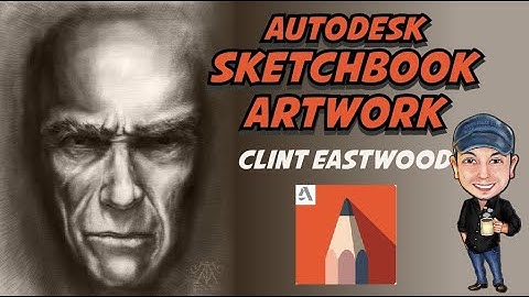 AUTODESK SKETCHBOOK PRO Timelapse | CLINT EASTWOOD PORTRAIT | VEXEL ART DIGITAL PAINTING