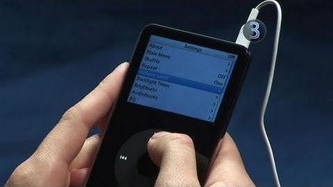 How To Set Your iPod Backlight