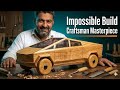 Wooden Tesla Cybertruck Build from Scrap Wood
