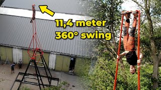 11,4 meter 360 degree swing!