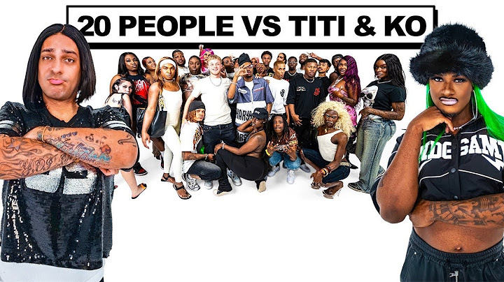 20 PEOPLE VS 2 COMEDIANS: TITI & KO