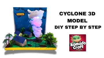 DIY Natural Disaster 3D Model – Cyclone / Tornado/ Komodo craft
