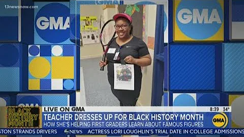 Suffolk teacher brings Black History Month to life
