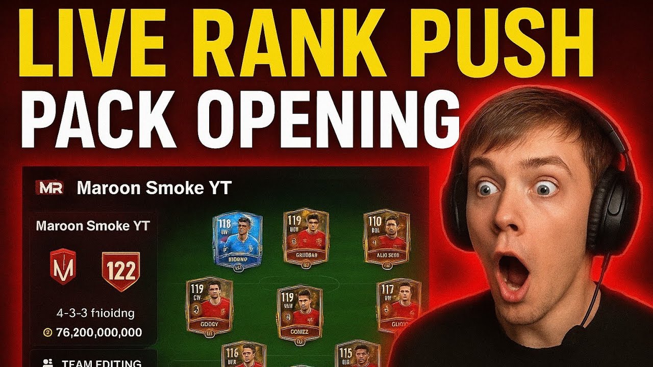 FC MOBILE LIVE 🔥 INSANE PACK OPENING 😳 + FC CHAMPION RANK PUSH | NEW ...