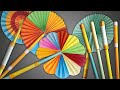 Magic Hand Fan | Magic Paper Fan | How To Make Magic Hand Fan Or Paper Fan | DIY Hand Fan