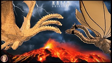 Monster Zero vs Showa King Ghidorah Nervous Battle | Kaiju Universe