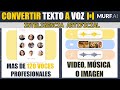 Convierte Texto a Voz, Crea Podcasts y Videos Profesionales con mas de 120 voces de Famosos Loquendo