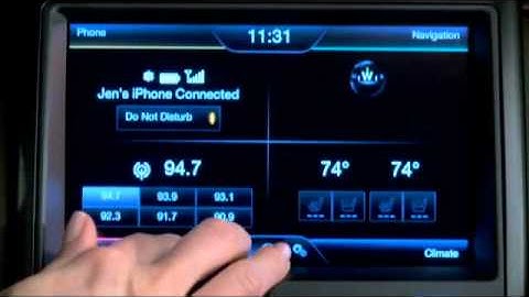 Using voice commands with SYNC and MyFord Touch