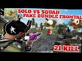 Solo vs squad 21 KILL!? NYAMAR jadi frontal auto DI nonton setengah server!!