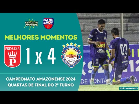 PRINCESA DO SOLIMÕES 1 x 4 ALVORADA | MELHORES MOMENTOS | QUARTAS DE FINAL | BAREZÃO 2024 | 2º TURNO