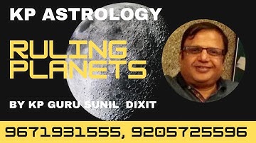 ruling planets in kp astrology | kp astrology ruling planets | ruling planets kp