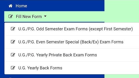 CCSU Exam BA/BSC/BCOM/MA/MCOM/EVEN SEM/Special/Back/Ex All Course Form Online || CCSU Exam Form News