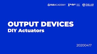 [出力デバイス]-DIYアクチュエータ